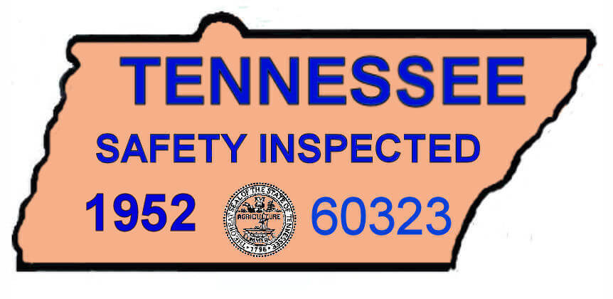 (image for) 1952 Tennessee Safety inspection